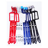 I LOVE YOU Message Printed Keychain ID Holders
