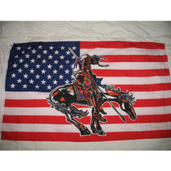 3' x 5' Feet American End of the Trail with Horse Flag