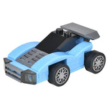 Building Block Pull Back Race Car Kids Toys - Assorted
