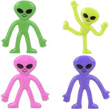 2.25" Mini Bendable Alien Assortment – Fun, Flexible, and Colorful Collectibles