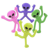 2.25" Mini Bendable Alien Assortment – Fun, Flexible, and Colorful Collectibles