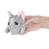 3" Cat Squeezy Bead Plush – Assorted Colors, Soft, Squishy, and Stress-Relieving