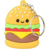 2.25" Fast Food Keychains – Fun, Miniature Food-Themed Accessories in Assorted Designs
