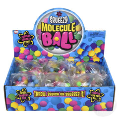 4" Squeezy Molecule Ball (Dozen = $34.99)