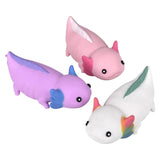 5" Stretchy Sand Axolotl – Assorted Colors, Fun, Squishy, and Stress-Relieving