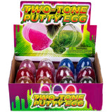 Glittered Bouncy Putty Egg Kids Toy in Bulk - Assorted