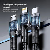 3 In 1 120W 6A Type C Super Fast Charging Cable