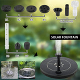 LED Solar Fountain Set