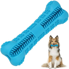 Bone Shape Soft Dog Chew Rubber Pet Teeth Cleaning Toy