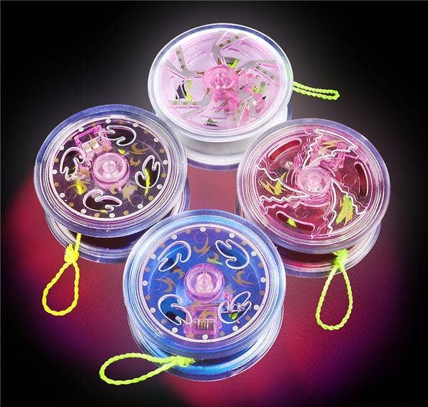 Buy 2.5" LIGHT-UP METAL YOYO in Bulk