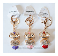 Bulk Buy Bling Bling Owl Key Chains Wholesale