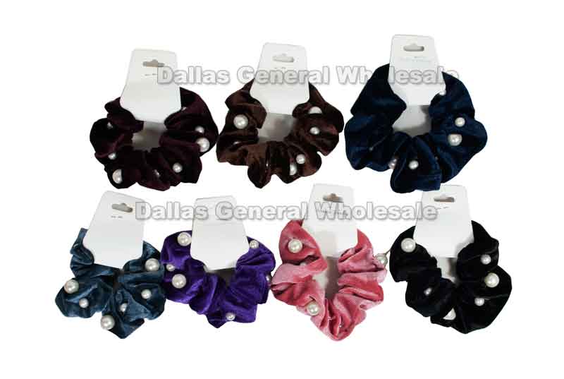 Bulk Buy Ladies Fashion Hair Scrunchies Wholesale