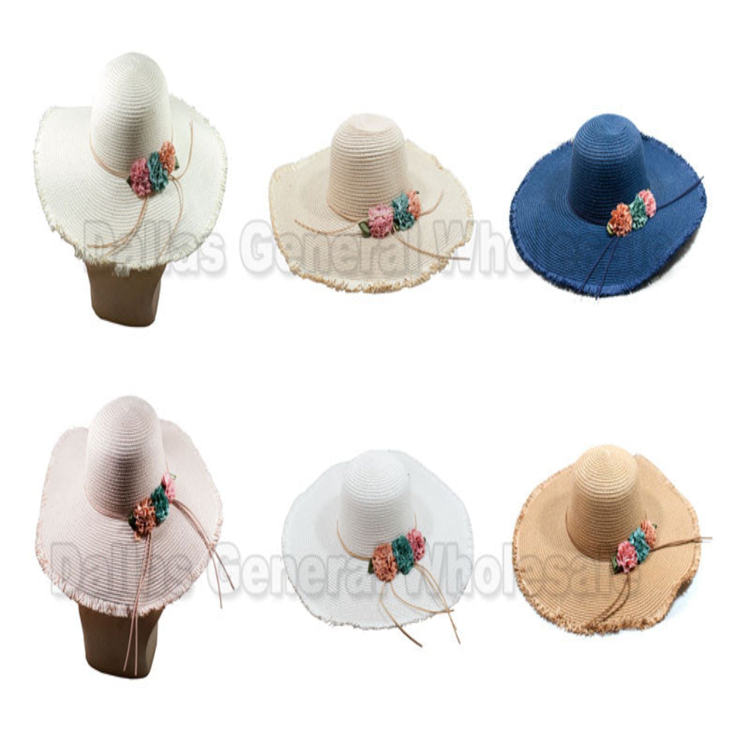 Bulk Buy Fashion Floppy Beach Hats Wholesale