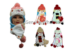 Bulk Buy Girls Winter Toboggan, Gloves and Scarf Set Wholesale