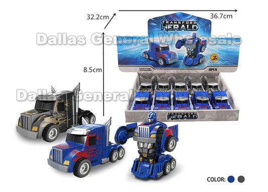 Bulk Buy Toy Inertial Transforming Trucks Wholesale