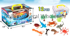 Bulk Buy 12 PC Toy PVC Sea Animals Figurine Set Wholesale