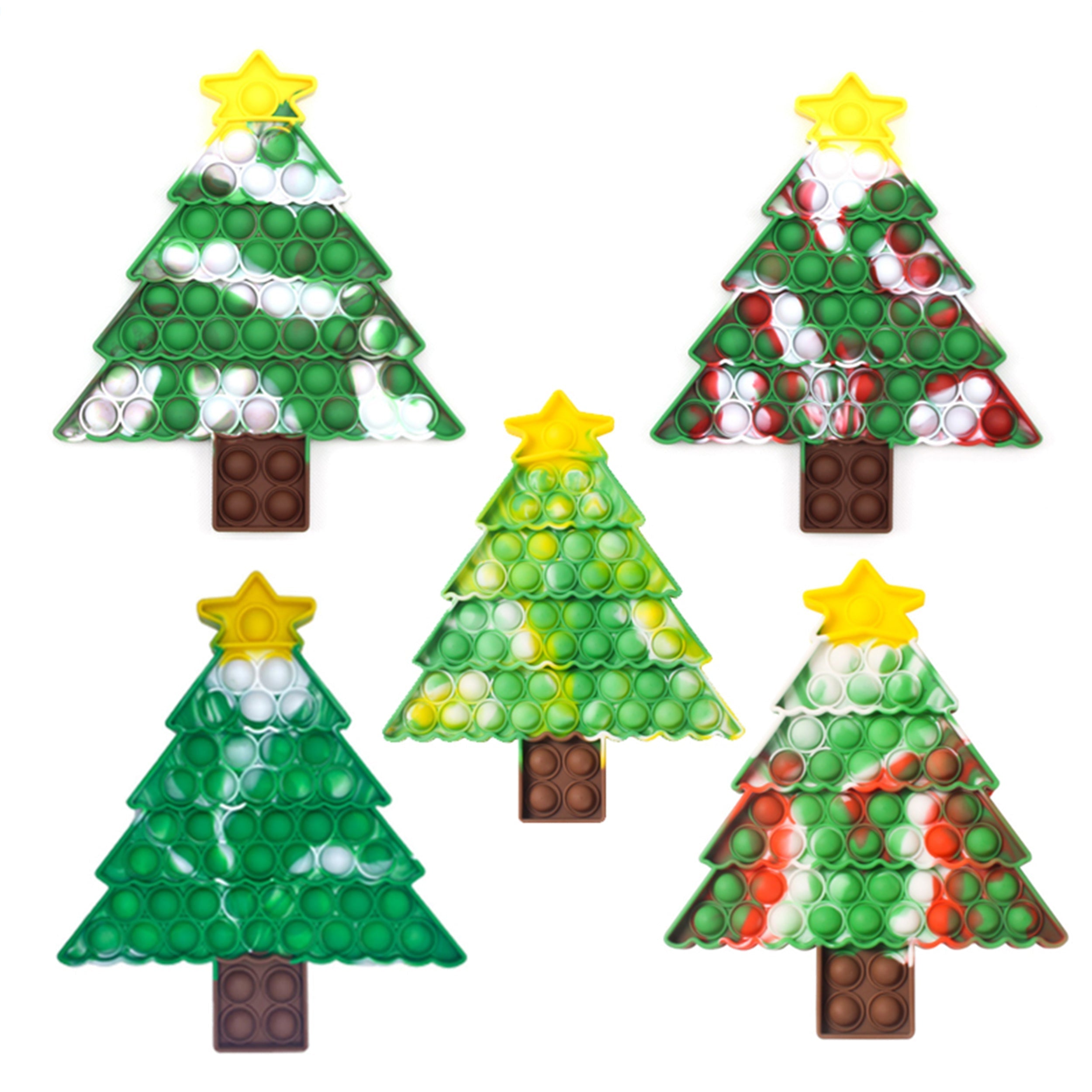 Christmas Tree Pop it fidget toys