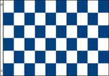 Wholesale BLUE WHITE 3 X 5  CHECKERED FLAG