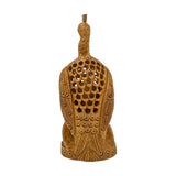 Handcrafted Wooden Standing Peacock