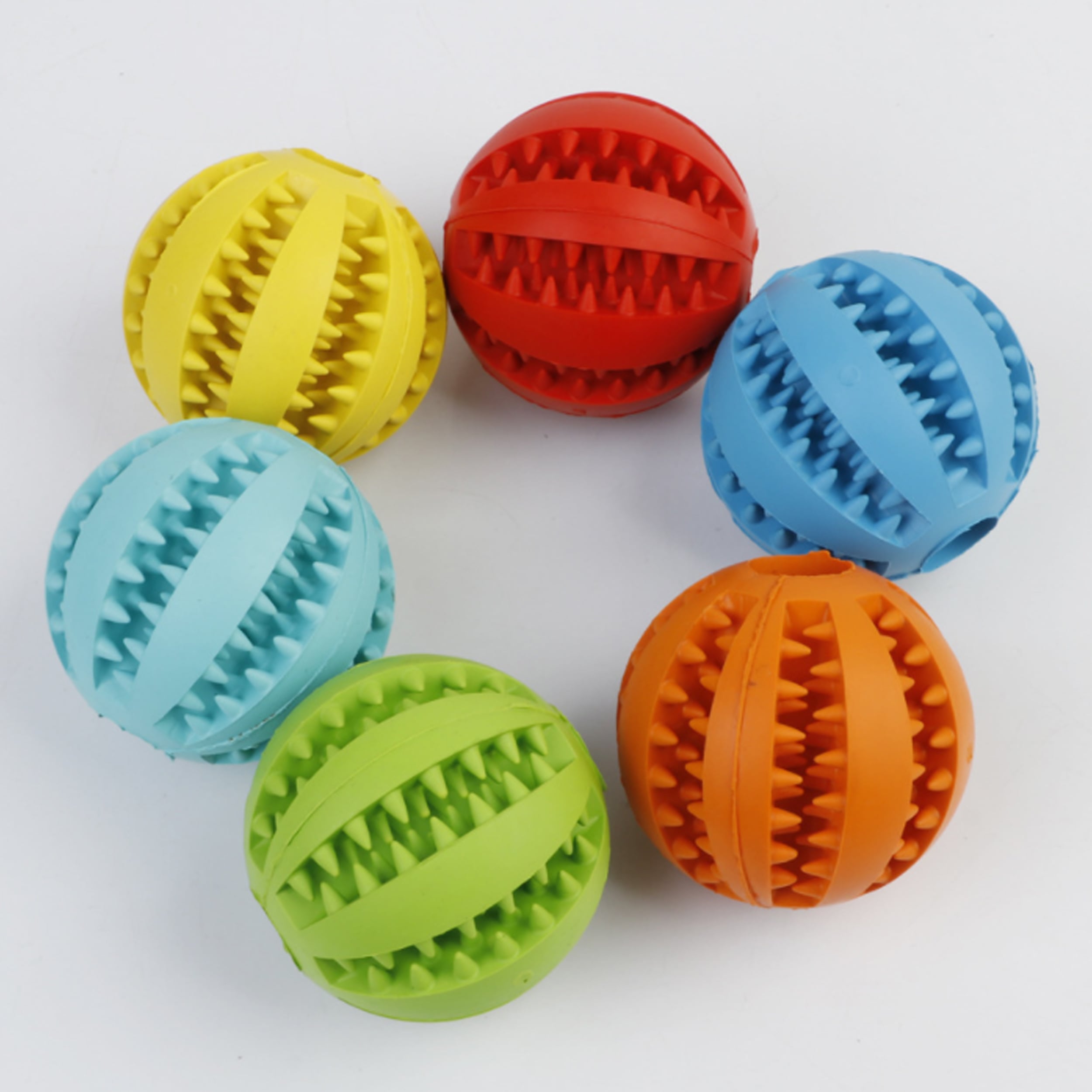 Dog Chew Toy Ball Teeth Clean