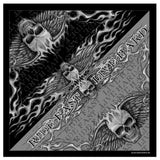 Wholesale DELUXE BAD SCRATCH SKULL WINGS BANDANNA