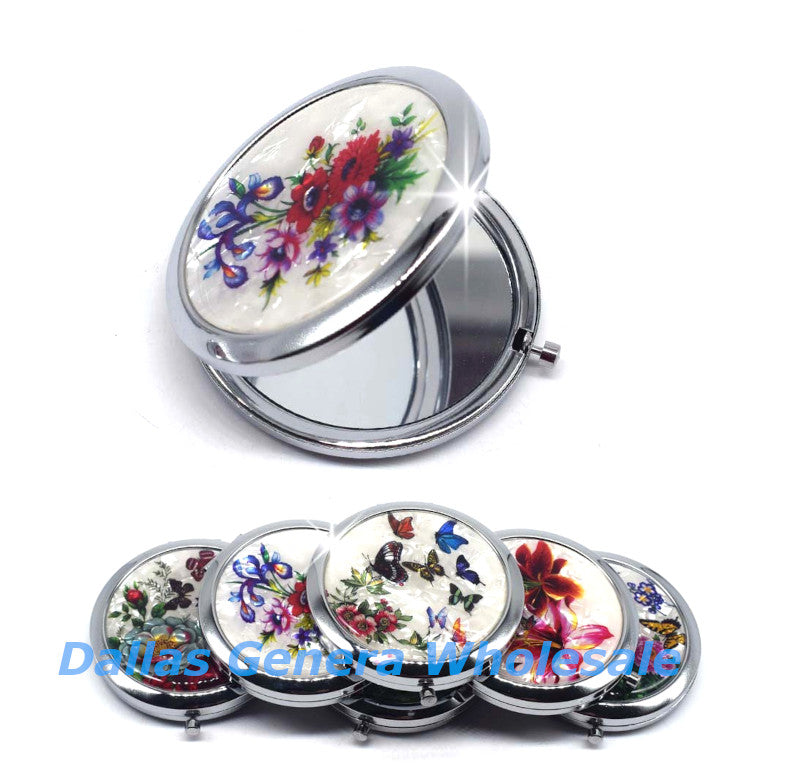 Bulk Buy Vintage Floral Compact Cometic Mirrors Wholesale