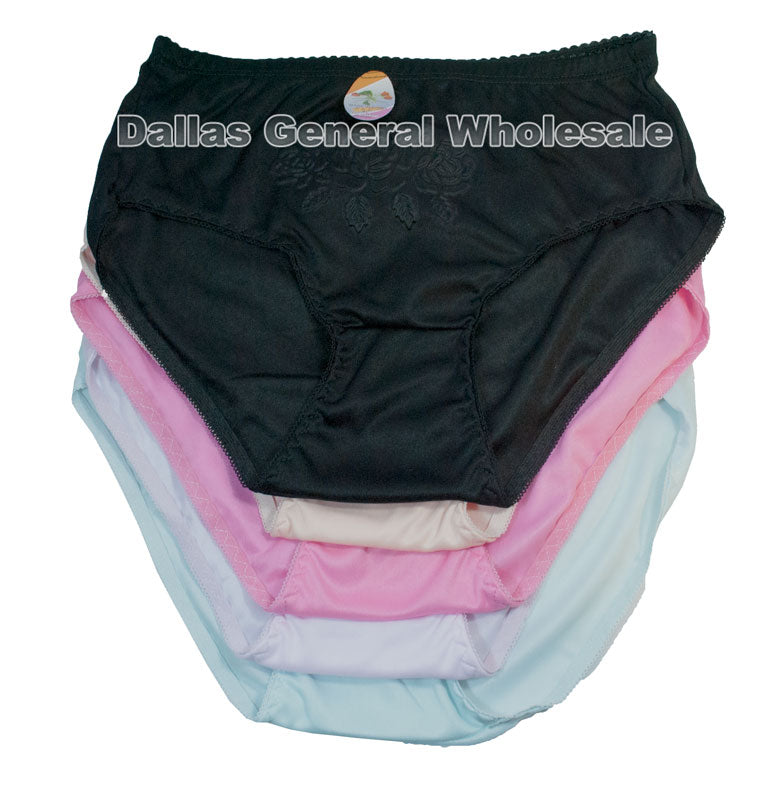 Bulk Buy Ladies Plus Size Stretchy Lace Floral Underwear