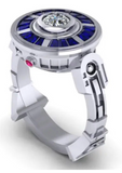Wholesale SPACE ROBOT METAL BIKER RING