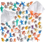 Paratrooper Assortment Parachute Toys in Bulk - Assorted