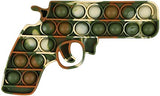 Wholesale 6 INCH GUN SHAPED BUBBLE POP IT SILICONE STRESS RELIEVER TOY
